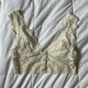 Free People INTIMATELY Lace Bralette / Crop Top size XS